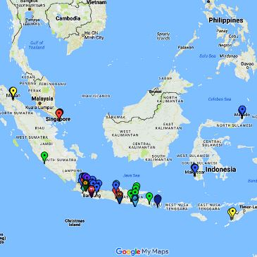 Lokasi dan Peta (Google Map) Kelas Pegawai Nomor